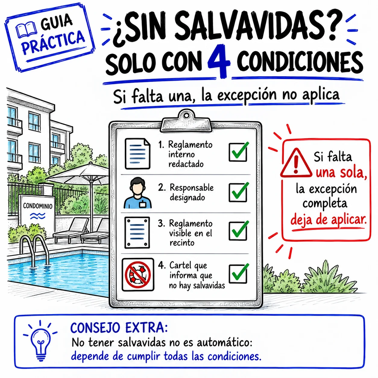 ¿Sin salvavidas? Solo con las 4 condiciones del Artículo 67 a la vez