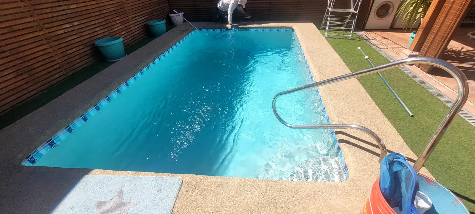 Mantención de piscina de casa en Puente Alto