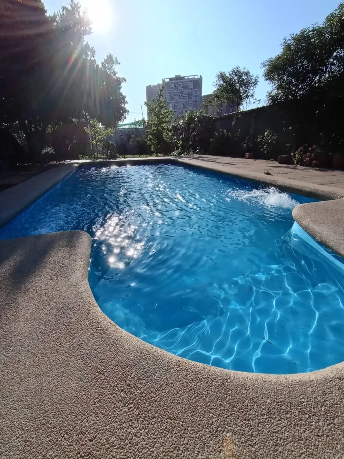 Piscina mantenida por RedPiscinas en La Florida